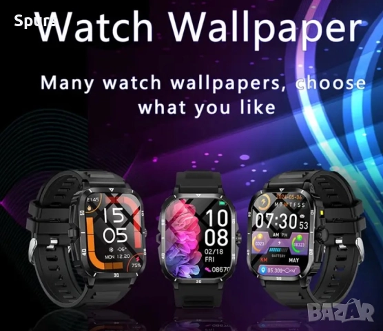 ERUN Смарт часовник за мъже и жени - Безжичен 5.3, снимка 5 - Мъжки - 52212365