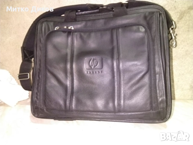 HP Invest естествена кожа чанта за лаптоп нова 41х34х13см, снимка 3 - Чанти - 53054412