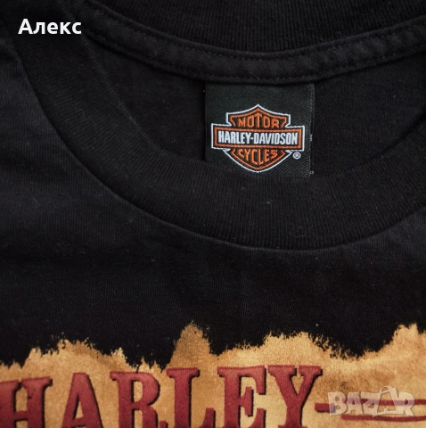 Harley davidson тениска , снимка 3 - Тениски - 54128510