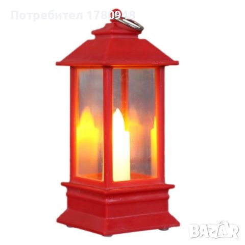 Висяща декоративна лампа тип фенер, снимка 3 - Градински мебели, декорация  - 45287097