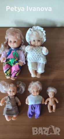 5 бр. малки ретро кукли 