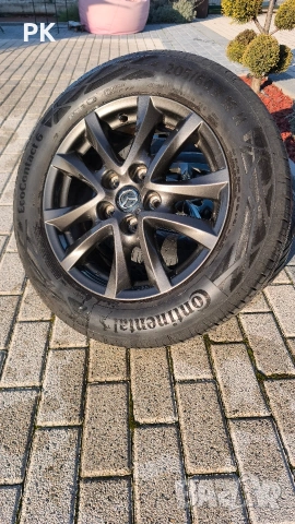 Джанти с Летни гуми Мазда 3, снимка 2 - Гуми и джанти - 53670153