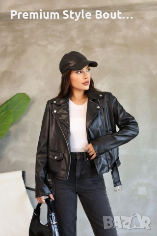 кожено яке , снимка 2 - Якета - 53744260