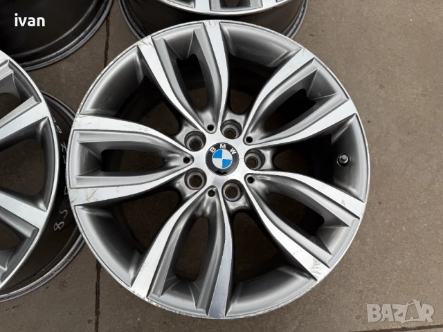 4 бр. оригинални алуминиеви джанти BMW 18 цола 5x112 , централен отвор 66.6, ET57, 8J, снимка 4 - Гуми и джанти - 50492035