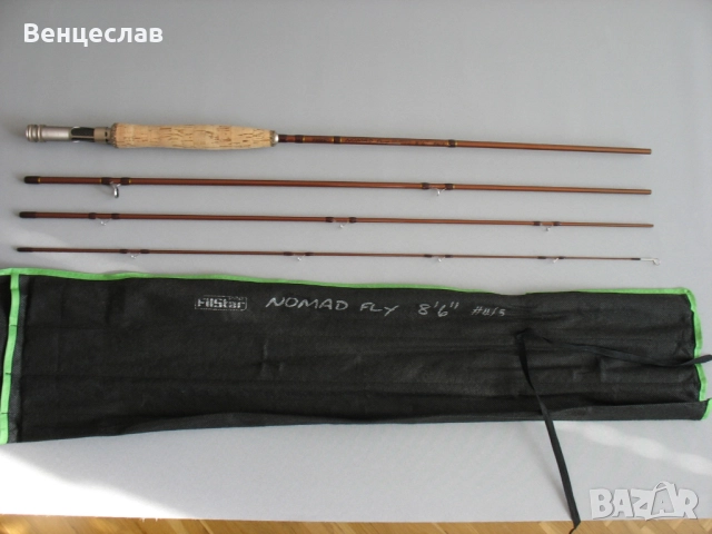 Мухарка Filstar Nomad Fly 8'6" #4/5, мухи и повод