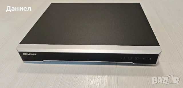 8 портов PoE 4K NVR Hikvision DS-7608NI-K2/8P с HDD 2TB като нов
