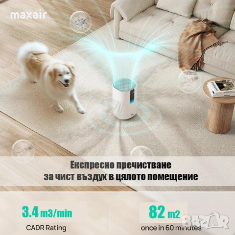 Пречиствател за въздух DREO Macro 605S*Безплатна доставка*Гаранция 2 години, снимка 5 - Овлажнители и пречистватели за въздух - 53691293