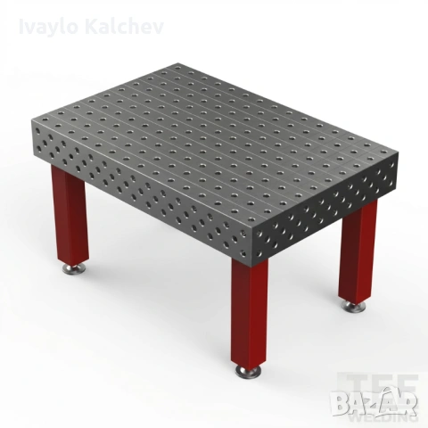 Заваръчна маса 1500×1000 мм (25 мм плот) | ЛИЗИНГ