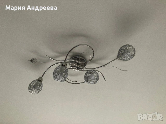 Елегантен полюлей, снимка 2 - Лампи за таван - 53078620