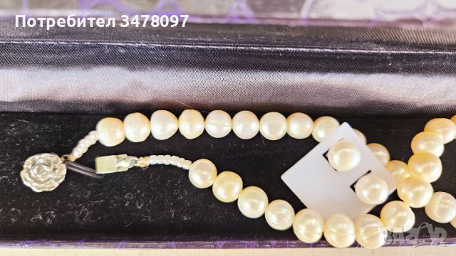 Луксозен комплект - естествени перли, снимка 5 - Бижутерийни комплекти - 46246740