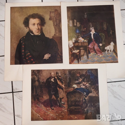 Картини, репродукция на Третяковска галерия, Москва. , снимка 13 - Картини - 53149697