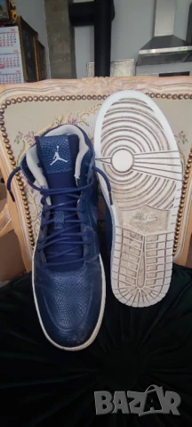 оригинални Nike Air Jordan 1 High Nouveau 'Navy Snake', снимка 3 - Маратонки - 50783257