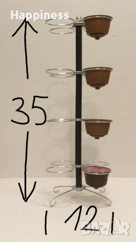 Стойка за 16 Капсули Dolce Gusto - ръчна изработка, снимка 2 - Кафемашини - 46363433