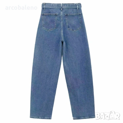 Дамски дънки с висока талия, 2цвята , снимка 5 - Дънки - 54264327