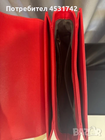 Кожена чанта Love Moschino, снимка 3 - Чанти - 51006718