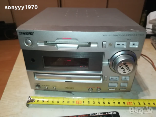 SONY HCD MD-313 MINIDISC/CD RECEIVER-ВНОС SWISS 1708251152, снимка 5 - Ресийвъри, усилватели, смесителни пултове - 51390905