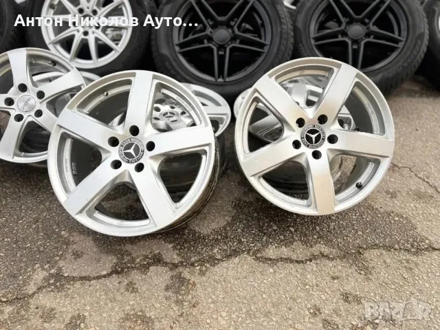 5х112 17 Джанти Mercedes C E Class W204 W205 W206 W212 W213 5x112 ЕТ 44 J 7.5 Централен отвор 66.6, снимка 2 - Гуми и джанти - 48718998