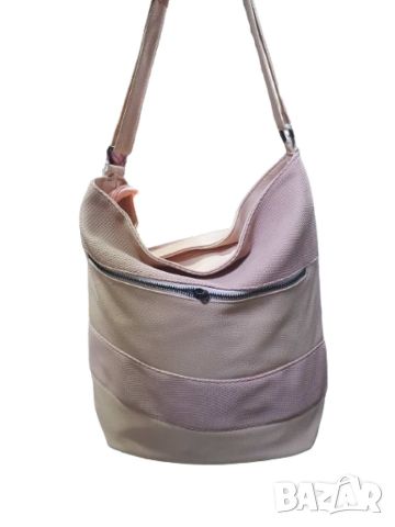 Обединете стил и разнообразие с нашата двуцветна кожена дамска чанта, снимка 3 - Чанти - 45734299
