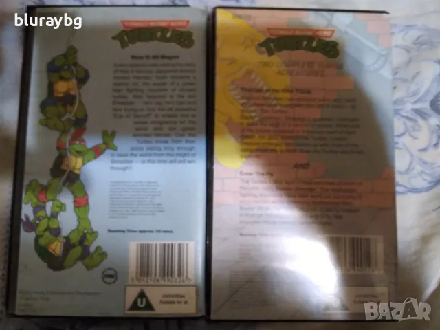 Костенурките нинджа видеокасети/ TMNT vhs, снимка 2 - Други жанрове - 48285572