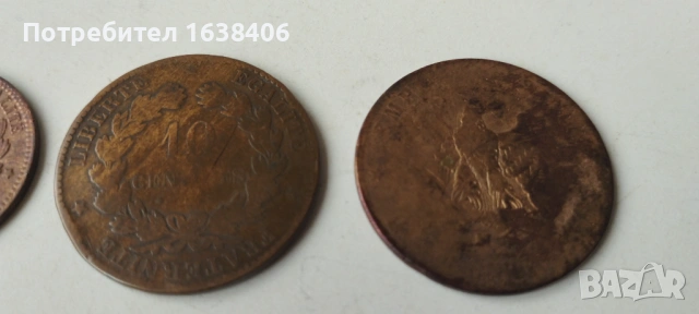 Френски монети., снимка 4 - Нумизматика и бонистика - 53902309