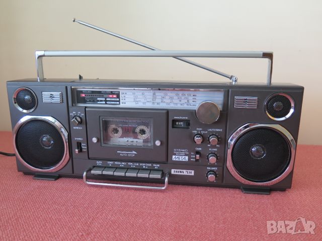Vintage ,Sanwa 7096,Japan -радиокасетофон 2, снимка 2 - Радиокасетофони, транзистори - 45494547