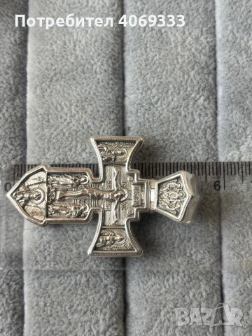 Сребърен кръст 925 , снимка 6 - Колиета, медальони, синджири - 54277528