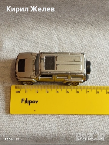 Метална количка джип HUMMER Made in China за КОЛЕКЦИЯ ДЕКОРАЦИЯ 40886, снимка 6 - Колекции - 53557778