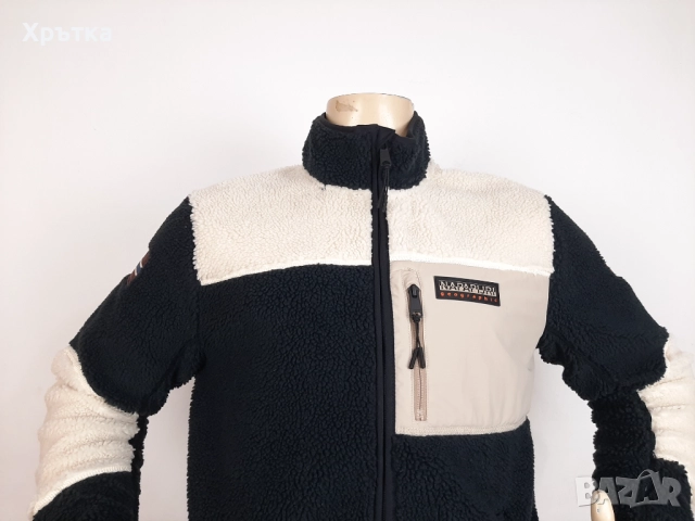 Napapijri Yupik Fleece - Оригинално мъжко поларено яке размер L, снимка 7 - Якета - 52079180