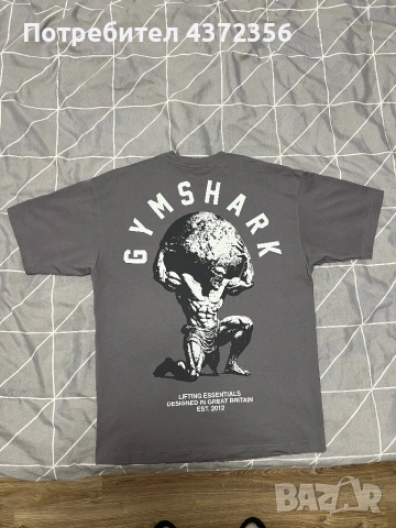 Мъжка Тениска GYMSHARK, снимка 3 - Тениски - 53265389