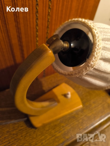 Винтидж дизайнерска лампа "mid-century" стил., снимка 4 - Антикварни и старинни предмети - 52807077