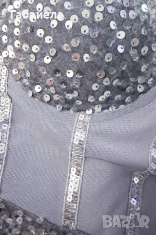 Нова дълга сива рокля, снимка 4 - Рокли - 53739804