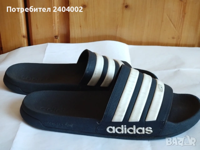 Чехли Adidas Cloudfoam стелка 27см, снимка 2 - Мъжки чехли - 53849030