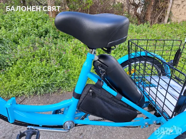 Сгъваем Нов модел e-Trike Hybrid Велосипед с три гуми Електрически Хибрид, снимка 3 - Велосипеди - 49831136