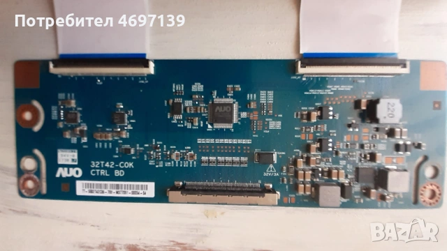 T-CON BOARD /ТИКОНИ/ ПЛАТКИ ПАНГЮРИЩЕ-1.13 /HV430FHB-GOA- 47-6021331/32T42-COK CTRL BD/.HV320FHB-N00, снимка 3 - Части и Платки - 53103600