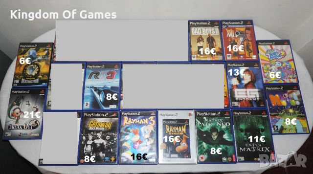 Игри за PS2 Rayman 3/Bad Boys 2/XIII/Freak Out/Mojo/Endgame/WRC/Matrix