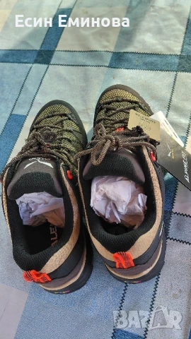 Дамски туристически обувки Salewa WS MTN Trainer Lite – Quicksand/Black (7209) , снимка 3 - Спортна екипировка - 51377848