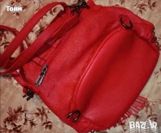 MISS LULU Оригинал Нова Кожена Дамска Раница, снимка 6 - Чанти - 53489059