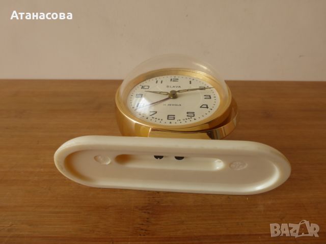 Будилник часовник Слава Глобус, снимка 11 - Антикварни и старинни предмети - 45640852
