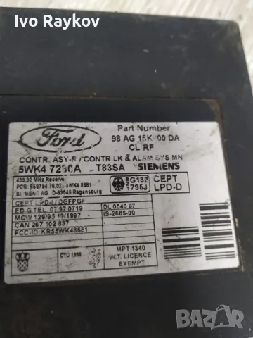 Комфорт модул за Ford Mondeo MK II , 98AG15K600DA 5WK47230A T83SA, снимка 2 - Части - 48001151