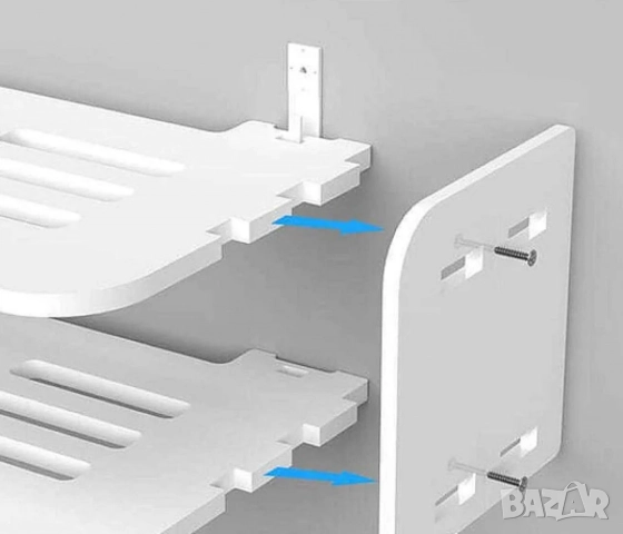 Стенна поставка, органайзер, снимка 2 - Други стоки за дома - 52098765