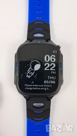 Нов Детски Смарт Часовник - Син Цвят