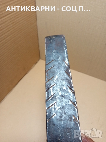 Соц Стар Ръчно Кован Клин За Цепене На Дърва Трупи Тегло 2.400кг., снимка 5 - Антикварни и старинни предмети - 52101922