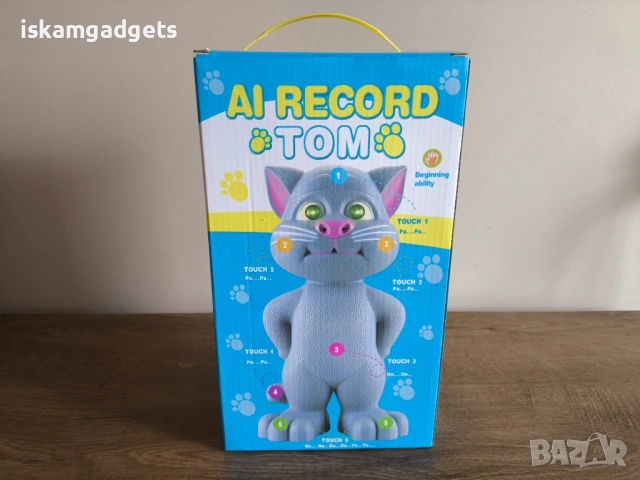 Интерактивна кукла говорещия котарак Том - My Talking Tom, снимка 3 - Други - 54278291