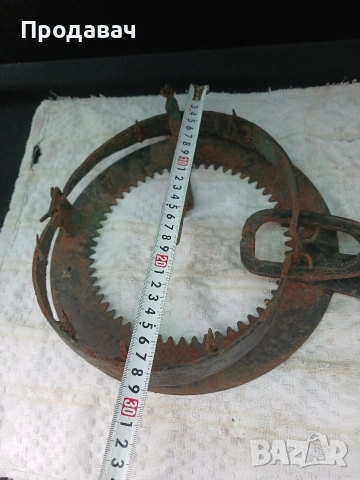 Голям капан, снимка 2 - Антикварни и старинни предмети - 54044020