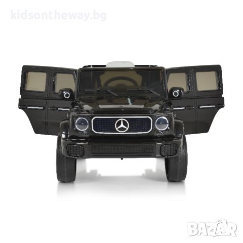 Акумулаторен джип Mercedes-Benz EQG черен, снимка 3 - Детски велосипеди, триколки и коли - 46386528