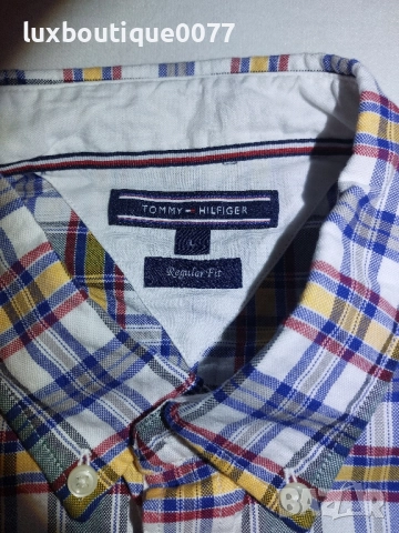 Риза Tommy Hilfiger L regular fit, снимка 4 - Ризи - 51636406