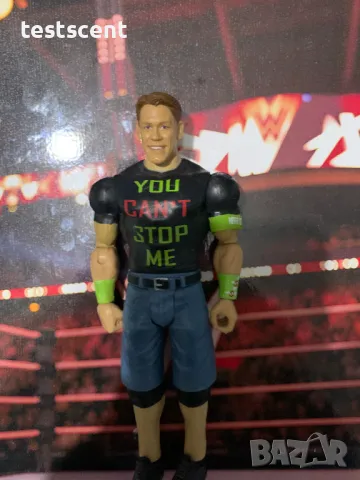 Екшън фигура WWE John Cena Figure You Can't Stop Me Basic Series Top Picks Black U CANT STOP ME игра, снимка 6 - Фигурки - 48202595