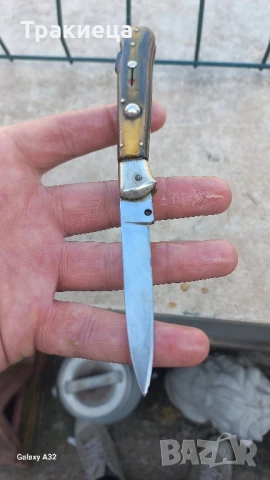 СТАР АВТОМАТИЧЕН СГЪВАЕМ НОЖ СГЪВАЕМА НОЖКА , снимка 7 - Ножове - 50624727