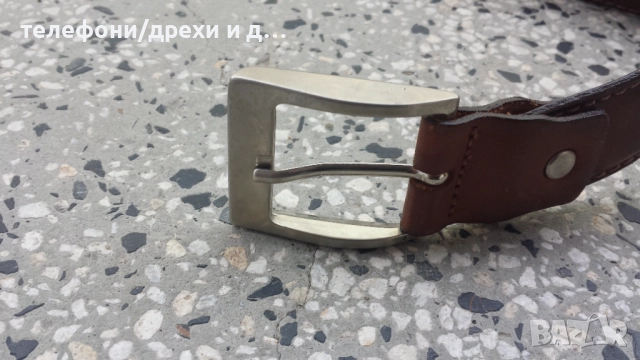 Италиански кожен колан Glou като нов (95 см), снимка 2 - Други - 51680275