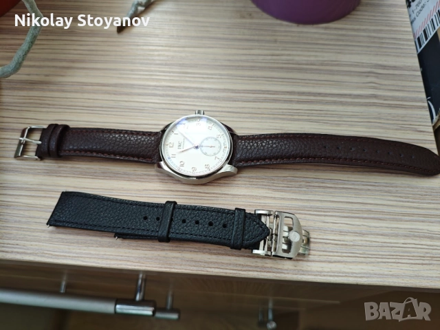 IWC portugieser каишка 20мм, снимка 4 - Каишки за часовници - 52463002